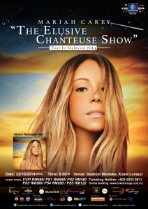 Mariah Carey The Elusive Chanteuse Show Tour In Malaysia 2014 Picture